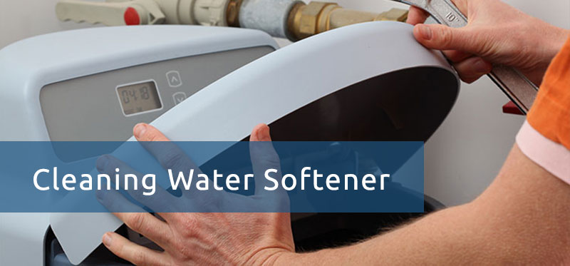 cleaning water softener